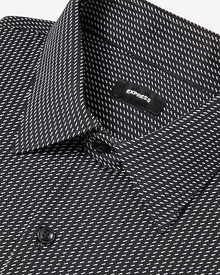 Slim Dash Striped Stretch Modern Tech 1MX Dress Shirt