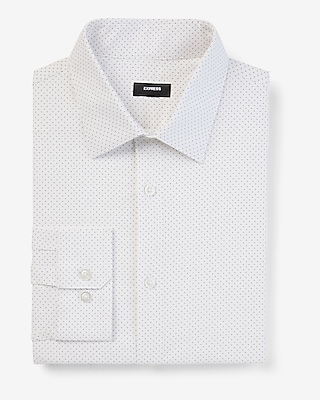 Slim Solid Stretch Pinpoint Oxford 1mx Dress Shirt | Express