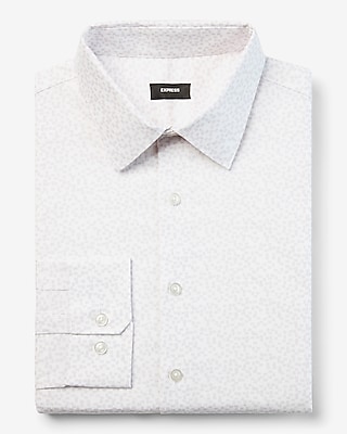 express fitted dress shirt