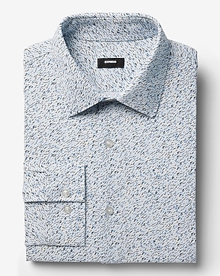 Slim Mini Dot Stretch Modern Tech 1MX Dress Shirt