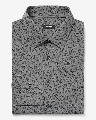 Classic Jacquard Stretch Cotton 1MX Dress Shirt