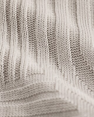 Abstract Texture Crew Neck Sweater