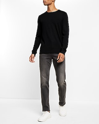 ENNOY MERINO WOOL SWEATER BLACK Mサイズ Black V-neck sweater in pure Merino wool - Black | Benetton