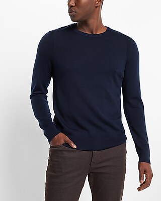 Merino Wool Crew Neck Sweater