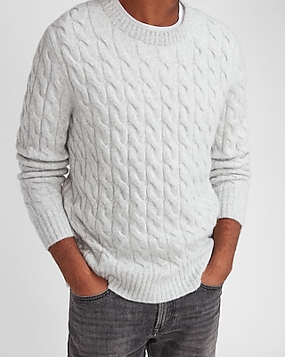 cozy cable knit sweater