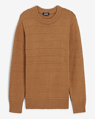 Striped Chunky Crew Neck Sweater