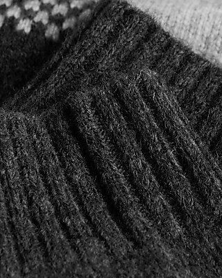 Plaid Crew Neck Sweater