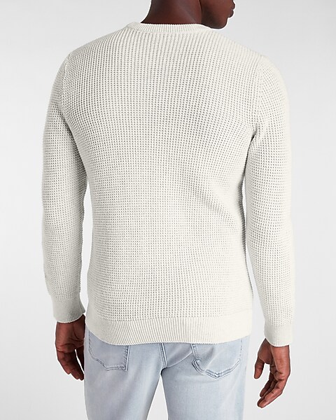 Standard Cloth Ergo Waffle Knit Crew Neck Sweater
