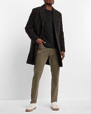 Patch Knit Crew Neck Sweater 