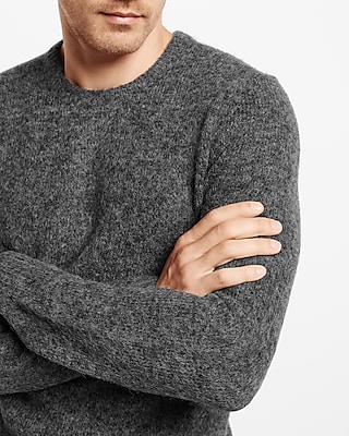 Textured Crew Neck Sweater