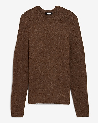 Textured Crew Neck Sweater
