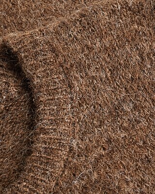 Textured Crew Neck Sweater
