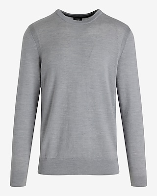 Crew Neck Merino Wool Sweater | Express