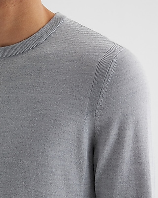 Crew Neck Merino Wool Sweater | Express