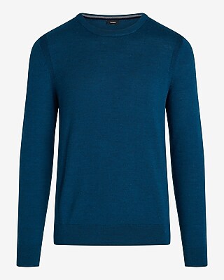 Crew Neck Merino Wool Sweater