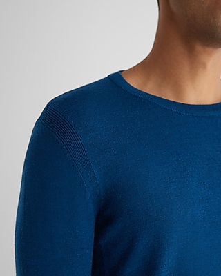 Crew Neck Merino Wool Sweater