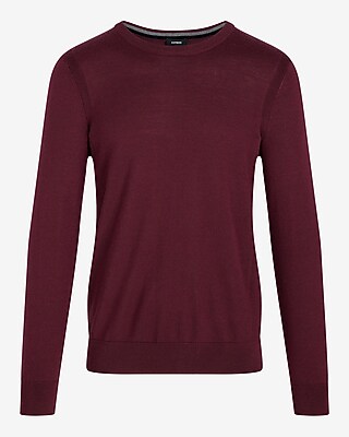 Crew Neck Merino Wool Sweater