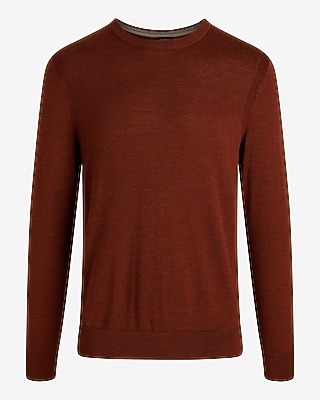 Crew Neck Merino Wool Sweater