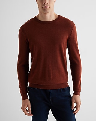 Crew Neck Merino Wool Sweater