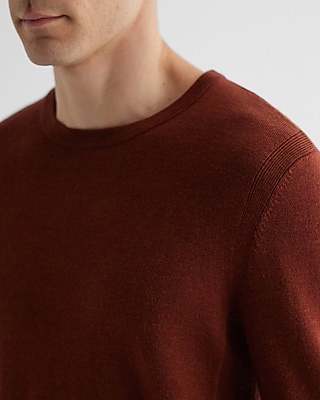 Crew Neck Merino Wool Sweater