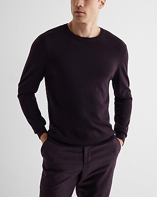 Crew Neck Merino Wool Sweater | Express