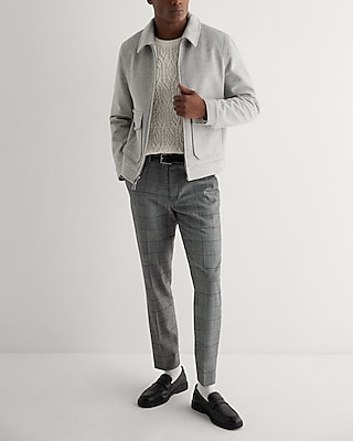 Cable Knit Cotton Crew Neck Sweater