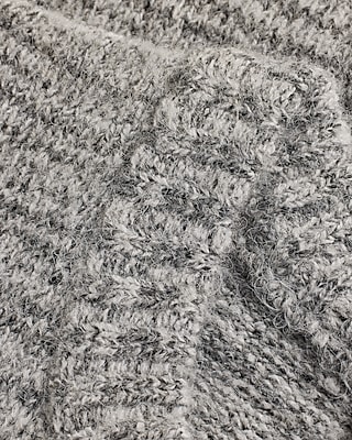 Textured Marled Crewneck Sweater