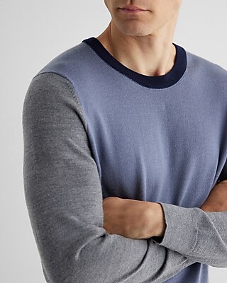 MDX Stone-Colored Patterned Crew Neck Sweater 5767 - Suharekë