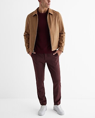 Cotton Textured Stitch Crew Neck Sweater