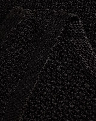 Cotton-Blend Open Knit Sweater Tank