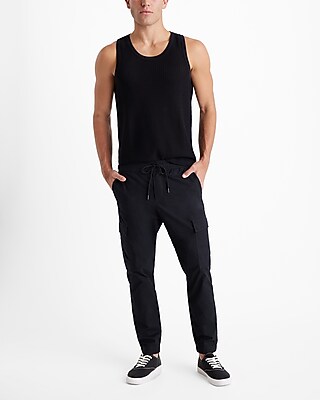 Cotton-Blend Open Knit Sweater Tank