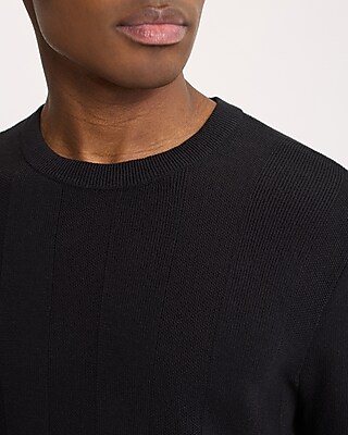 Striped Knit Cotton Short Sleeve Shirt