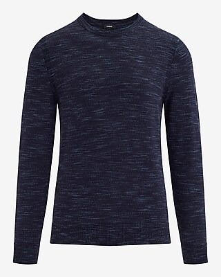 Space Dyed Crew Neck Merino Wool Sweater