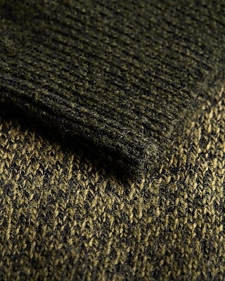 Gradient Cotton-Blend Crew Neck Sweater
