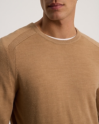 Crew Neck Merino Wool Sweater