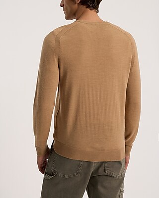 Crew Neck Merino Wool Sweater