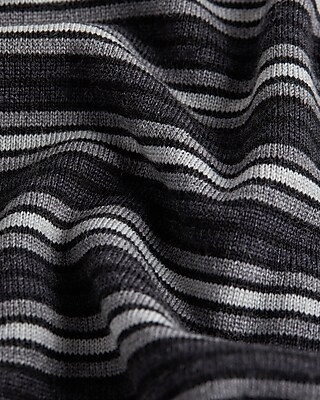 Striped Crew Neck Merino Wool Sweater