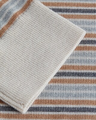 Striped Crew Neck Merino Wool Sweater