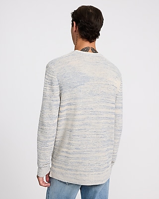Marled Lightweight Cotton-Blend Sweater