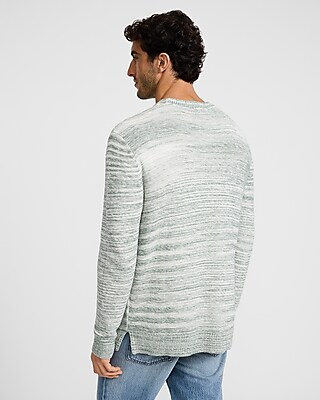 Marled Lightweight Cotton-Blend Sweater