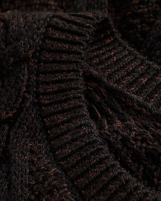 Cable Knit Crew Neck Sweater