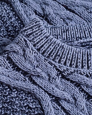 Cable Knit Crew Neck Sweater