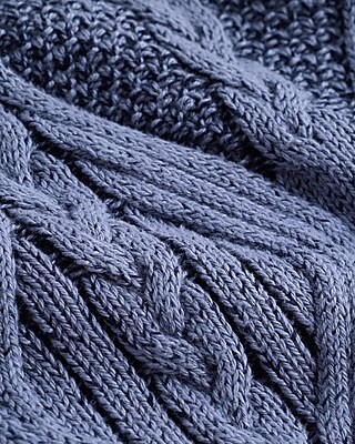 Cable Knit Crew Neck Sweater
