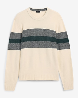 Felted Varsity Striped Crew Neck Sweater - image 5