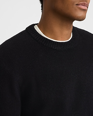 Felted Crew Neck Sweater