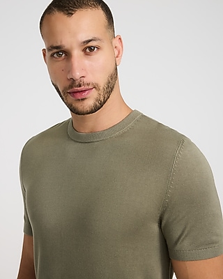 Luxtouch Jersey Crew Neck Sweater T-Shirt