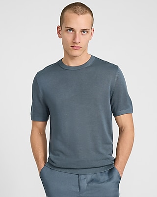 Luxtouch Jersey Crew Neck Sweater T-Shirt