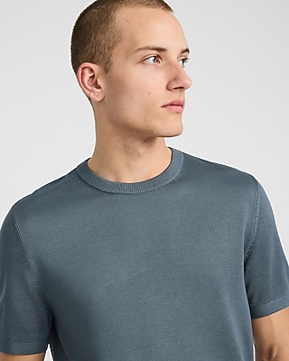Luxtouch Jersey Crew Neck Sweater T-Shirt