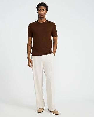 Luxtouch Jersey Crew Neck Sweater T-Shirt