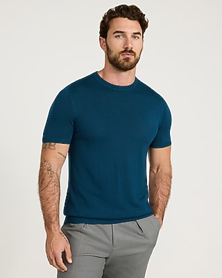 Luxtouch Jersey Crew Neck Sweater T-Shirt